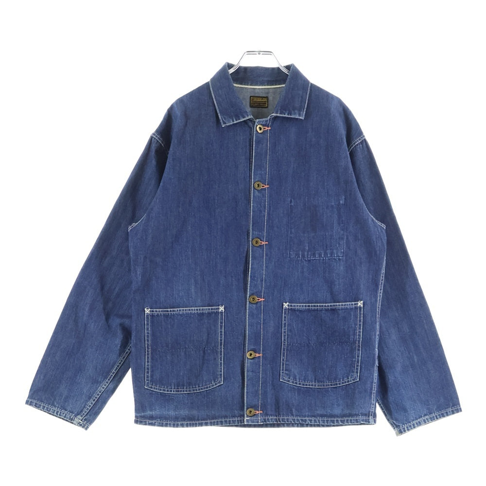 TENDERLOIN(テンダーロイン) 大戦モデルサンプリング ボタンフライ デニムカバーオール ジャケット インディゴ