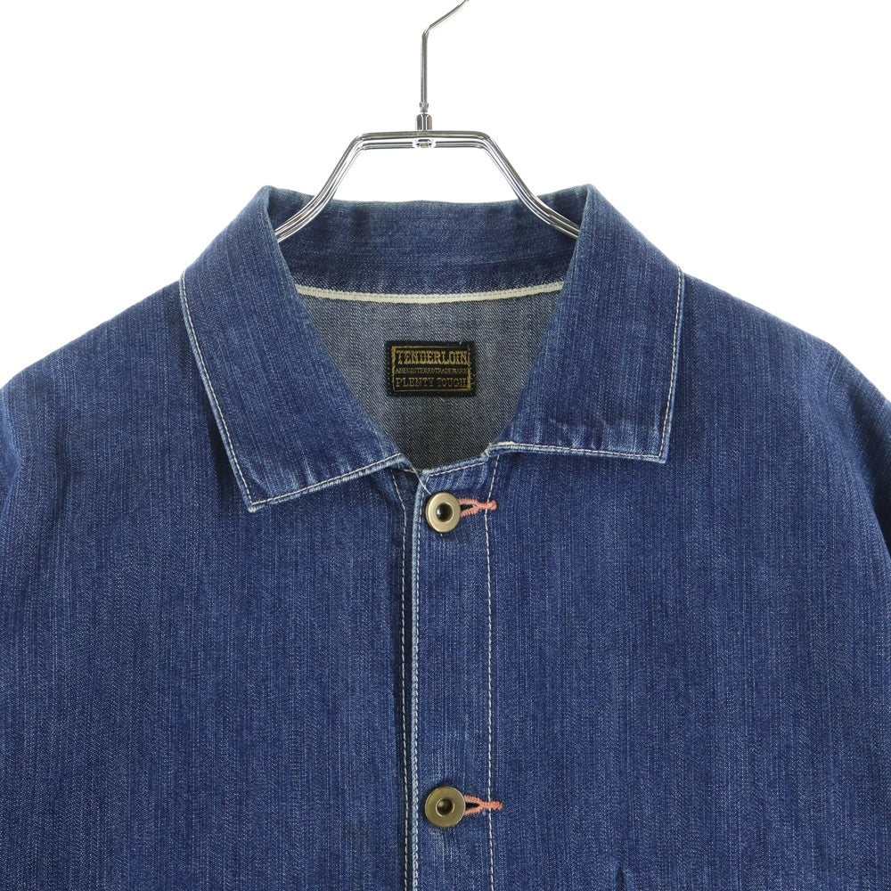 TENDERLOIN(テンダーロイン) 大戦モデルサンプリング ボタンフライ デニムカバーオール ジャケット インディゴ