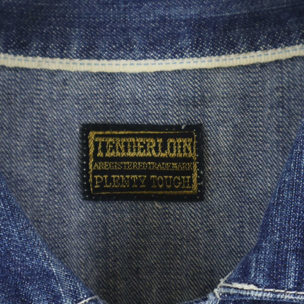 TENDERLOIN(テンダーロイン) 大戦モデルサンプリング ボタンフライ デニムカバーオール ジャケット インディゴ