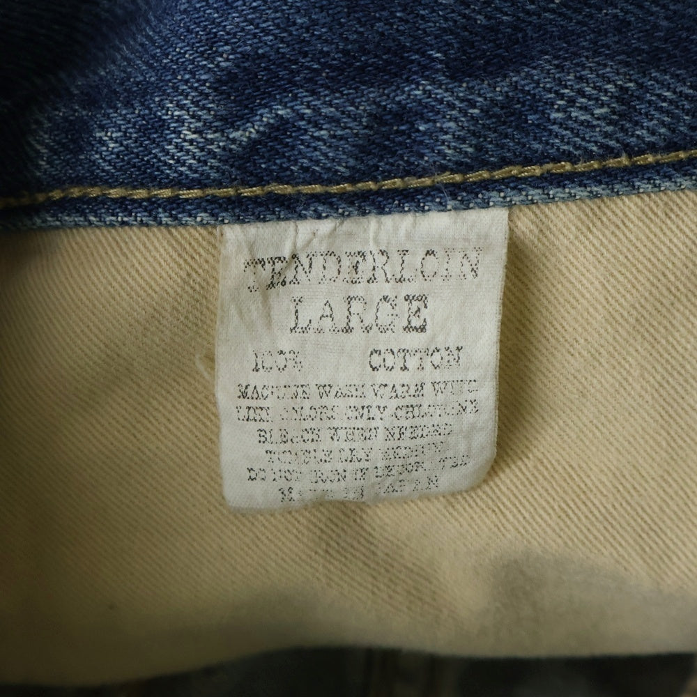 TENDERLOIN(テンダーロイン) T-RIDERS B WASH ライダース ウォッシュ ストレートデニムパンツ インディゴ