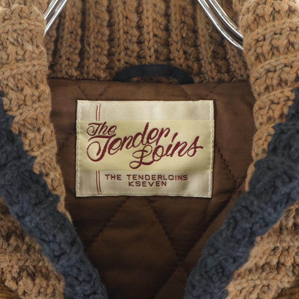 TENDERLOIN(テンダーロイン) T-WORK LONG CORDUROY ワークロング ジップアップコーデュロイジャケット ブラウン
