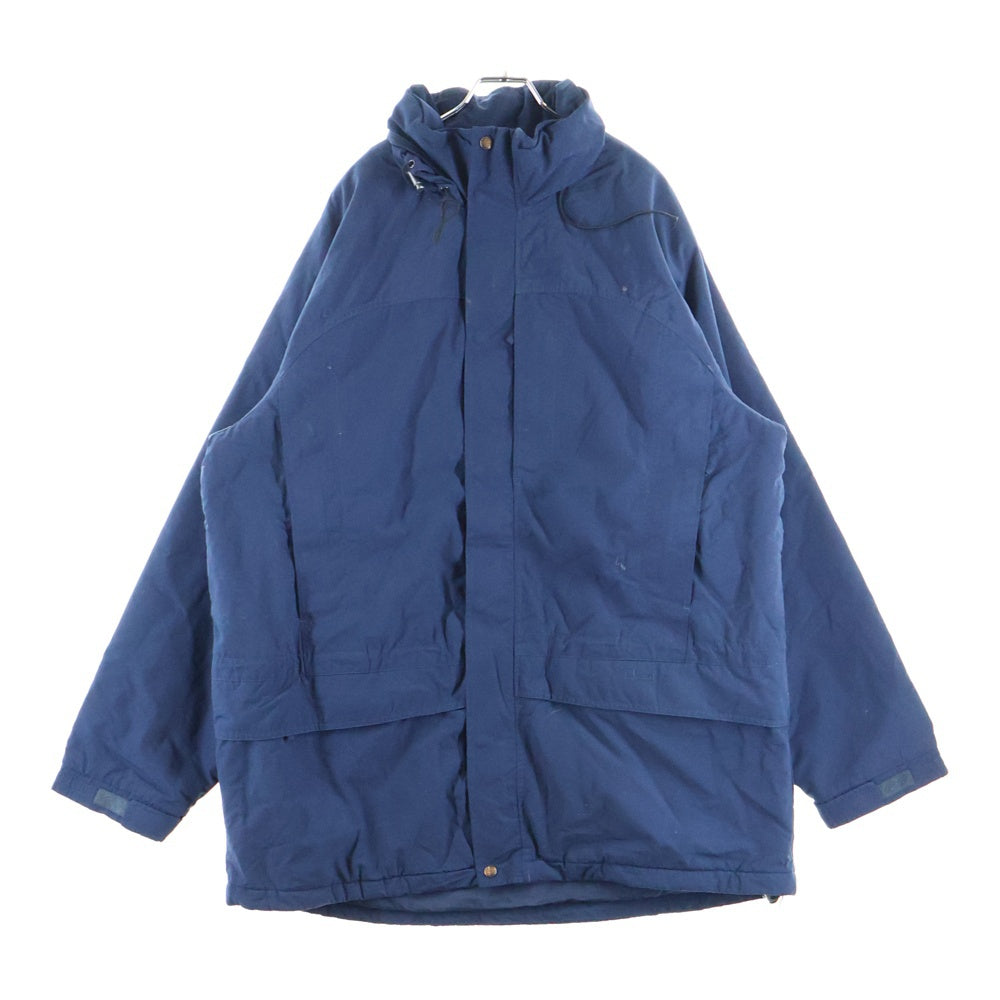 L.L.Bean(エルエルビーン) 90S VINTAGE ヴィンテージ ロゴエンブロイダリーデザイン ジップアップ 中綿ジャケット ネイビー