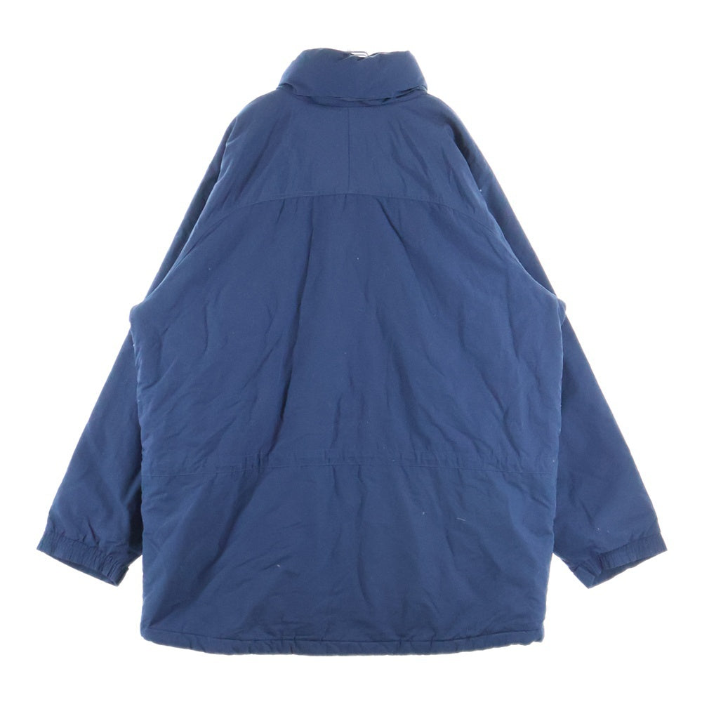 L.L.Bean(エルエルビーン) 90S VINTAGE ヴィンテージ ロゴエンブロイダリーデザイン ジップアップ 中綿ジャケット ネイビー