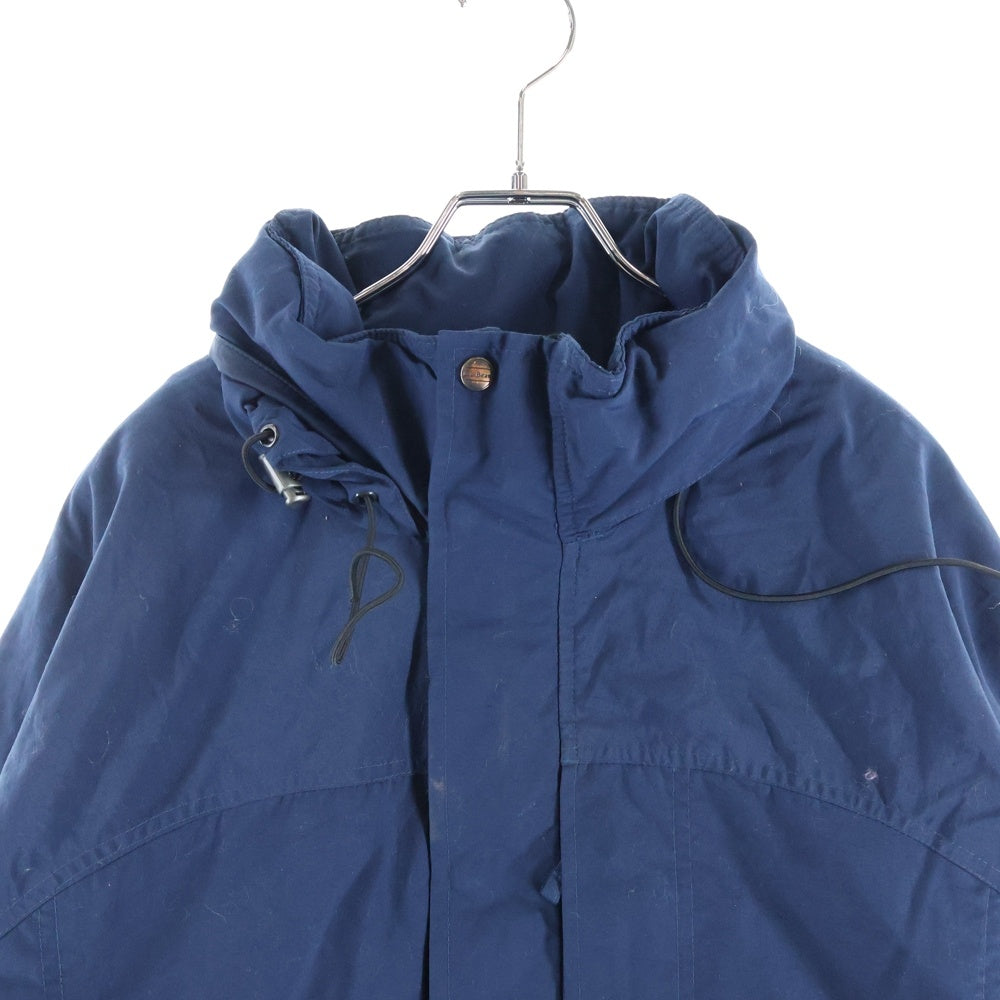L.L.Bean(エルエルビーン) 90S VINTAGE ヴィンテージ ロゴエンブロイダリーデザイン ジップアップ 中綿ジャケット ネイビー
