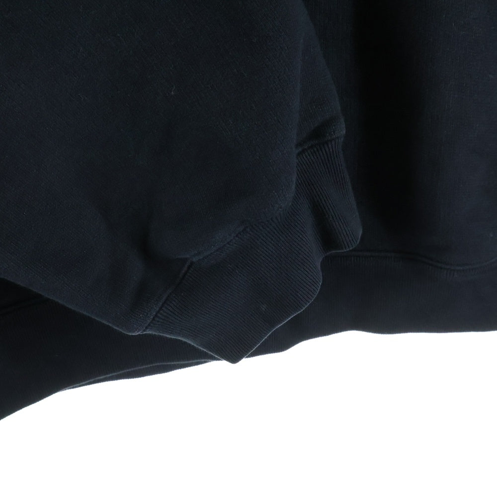 VETEMENTS(ヴェトモン) 21SS BLOODY LOGO HEAVY METAL HOODIE ブラッディロゴ ヘヴィーメタル フーディフーディ プルオーバーパーカー ブラック