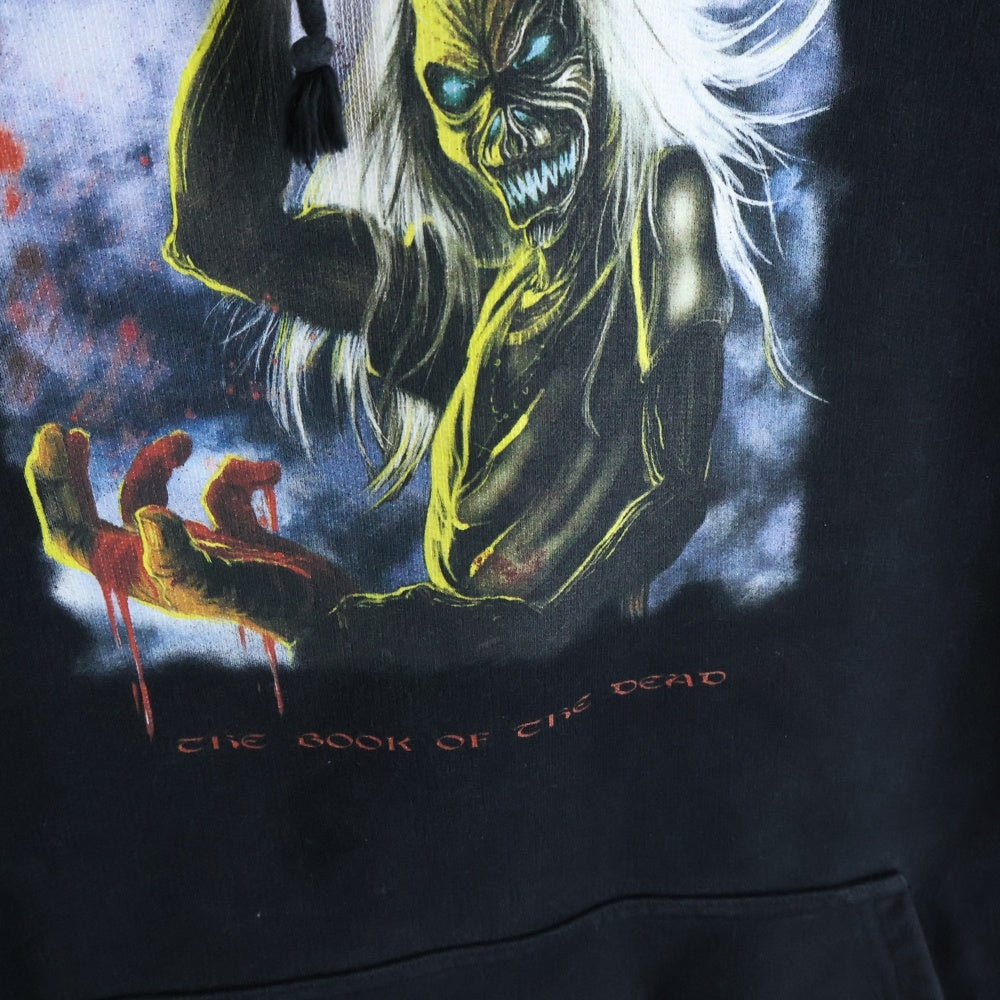 VETEMENTS(ヴェトモン) 21SS BLOODY LOGO HEAVY METAL HOODIE ブラッディロゴ ヘヴィーメタル フーディフーディ プルオーバーパーカー ブラック