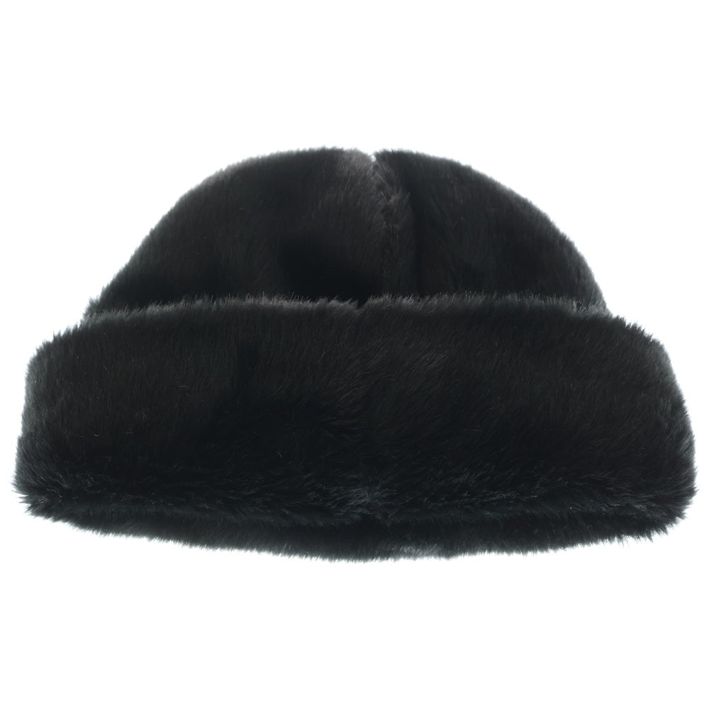 BASICKS(ベイシックス) FAUX CHINCHILLA BEANIE フォックス ビーニー ブラック