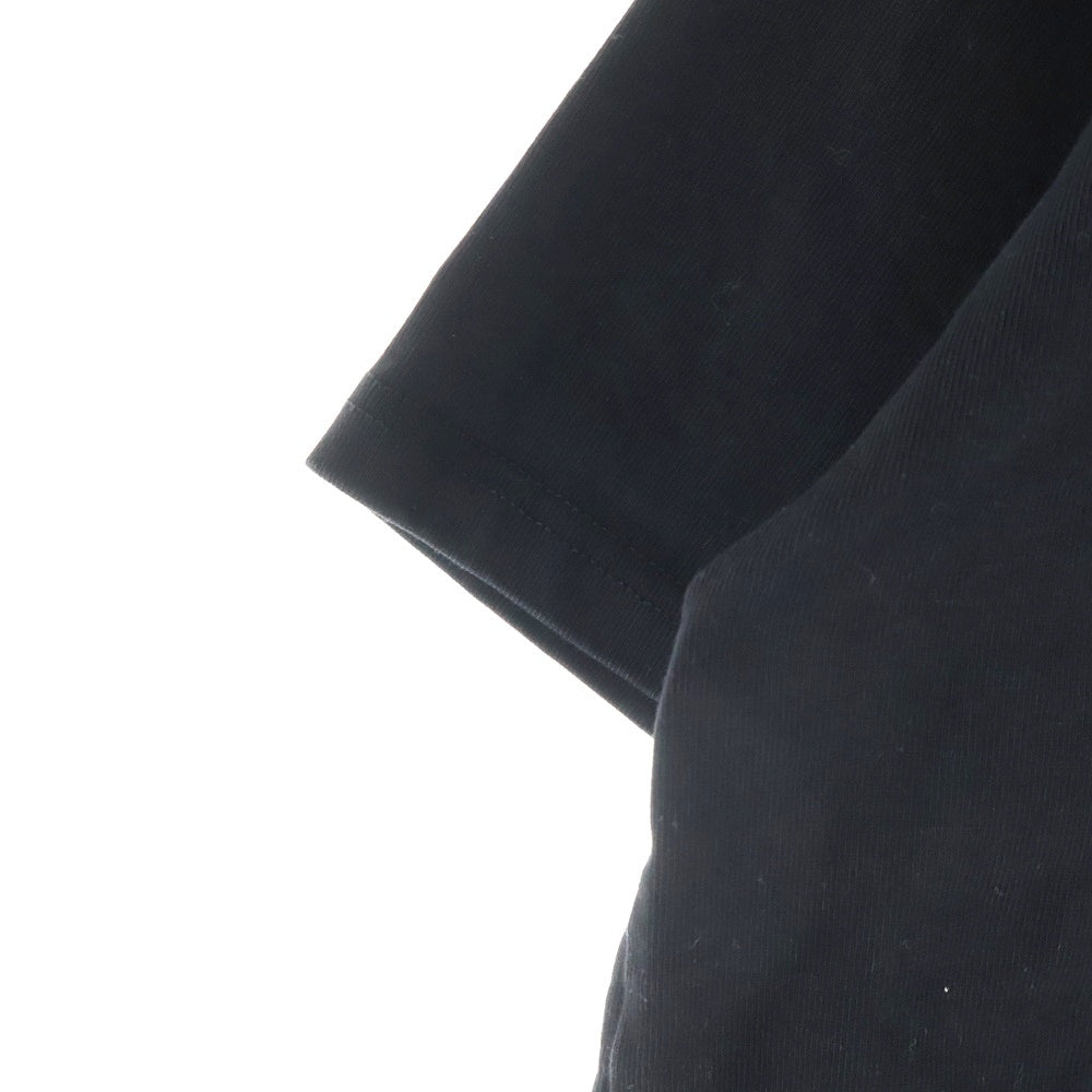 WIND AND SEA(ウィンダンシー) 22SS 両面ラインストーンプリントデザイン クルーネック 半袖Tシャツ カットソー ブラック WDS-SEA-22S-03