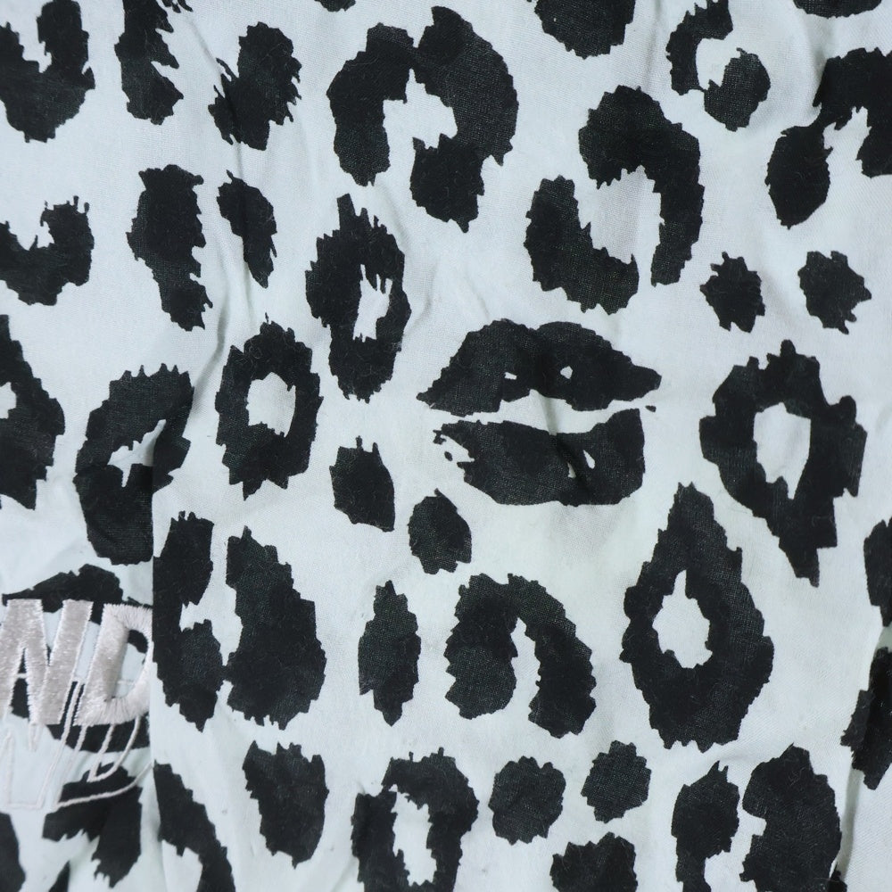 MINEDENIM(マインデニム) 24SS ×WIND AND SEA LEOPARD SHORTS ウィンダンシー レオパード レーヨンショーツ ハーフパンツ ライトブルー/ブラック 24MND-WAS004-40-022