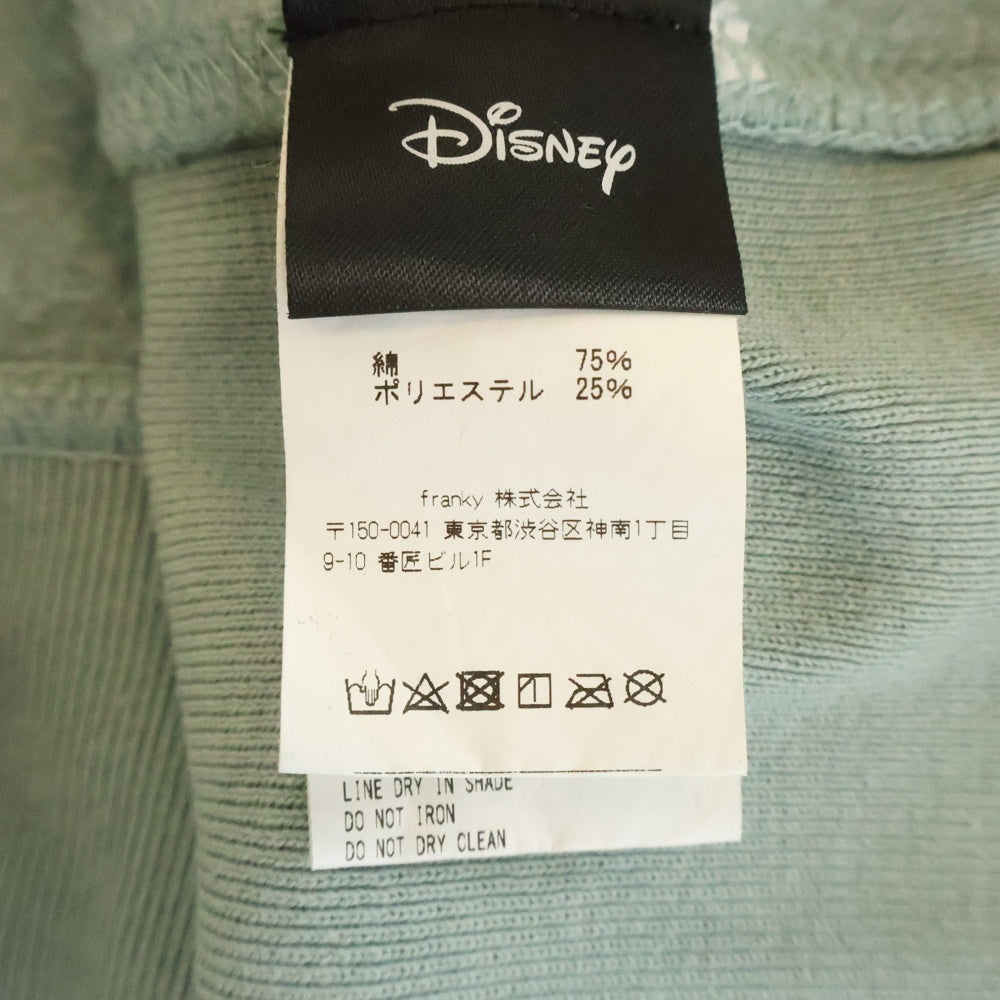 WIND AND SEA(ウィンダンシー) ×DISNEY MICKEY CREW NECK SWEAT ディズニー キャラクタープリント クルーネック スウェット トレーナー ブルー WDS-C-DSN-24-Q2-02