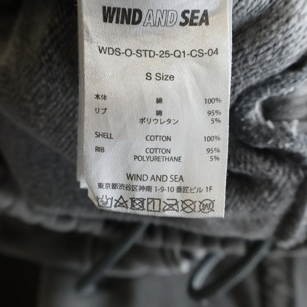 WIND AND SEA(ウィンダンシー) SULFER ACID BAGGY CARGO PANT サルファー アシッド バギー カーゴパンツ グレー WDS-O-STD-25-Q1-CS-04