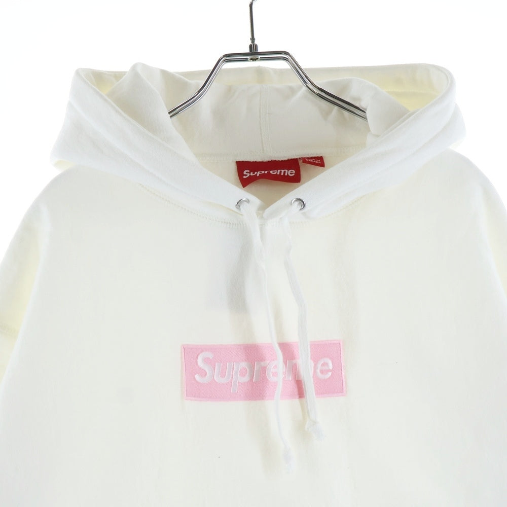 SUPREME(シュプリーム) 25AW Box Logo Hooded Sweatshirt ボックスロゴ プルオーバースウェットパーカー フーディー ホワイト