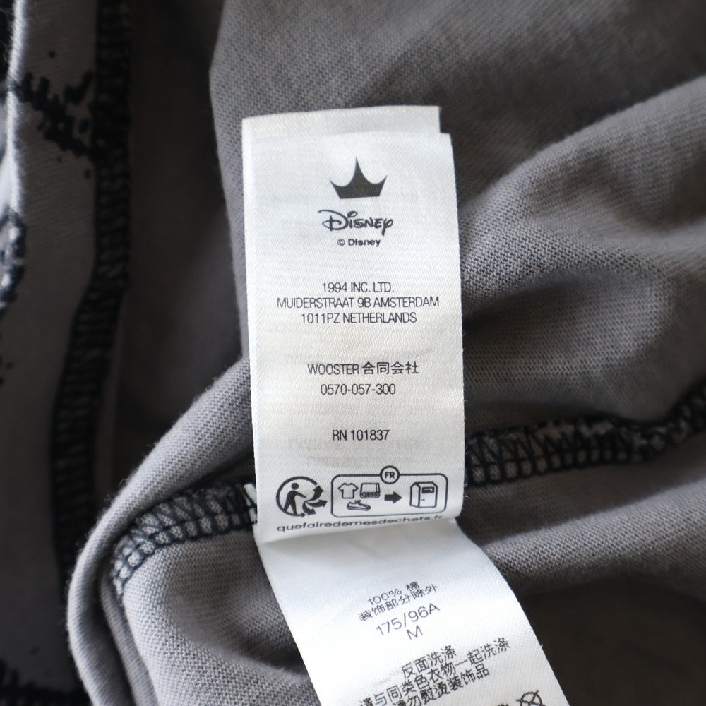 SUPREME(シュプリーム) 24AW Snow White S/S Top 総柄デザインTシャツ 半袖クルーネックカットソー ブラック