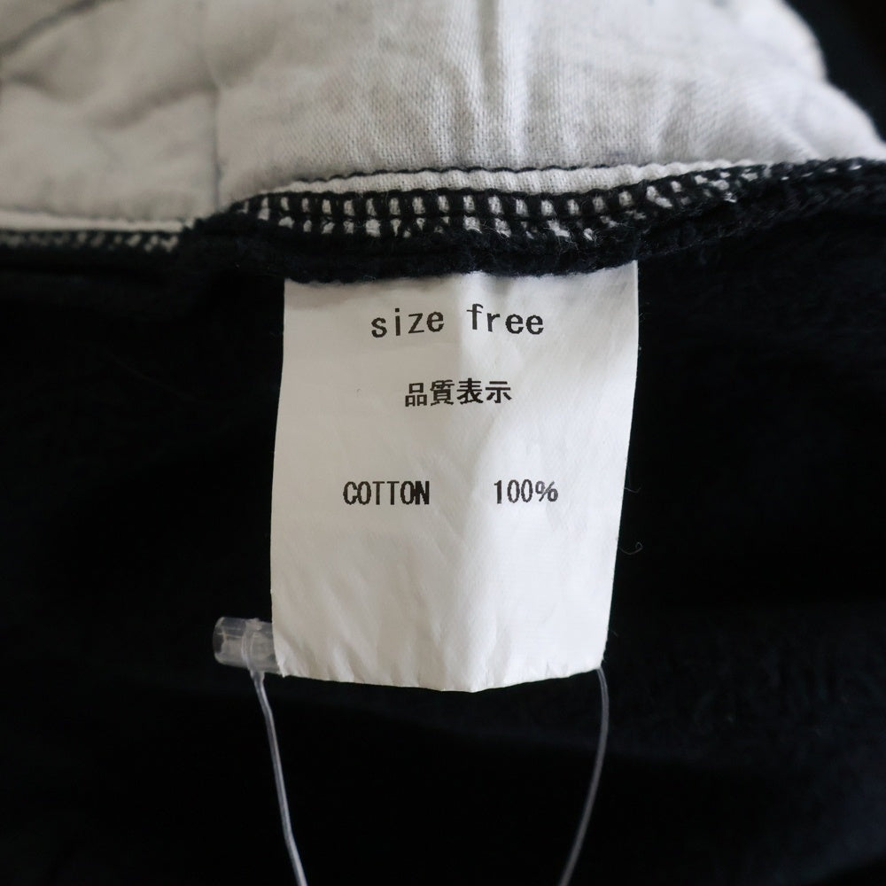 Private brand by S.F.S(プライベート ブランド バイ S.F.S) private brand by s.f.s(プライベートブランドバイエスエフエス）ロゴ刺繍 スウェットパンツ ブラック