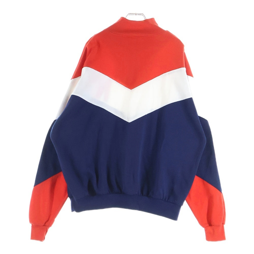 NIKE(ナイキ) 90S VINTAGE HALF ZIP SWEATSHIRT ヴィンテージ 銀タグ ハーフジップスウェットトレーナー レッド/ネイビー/ホワイト