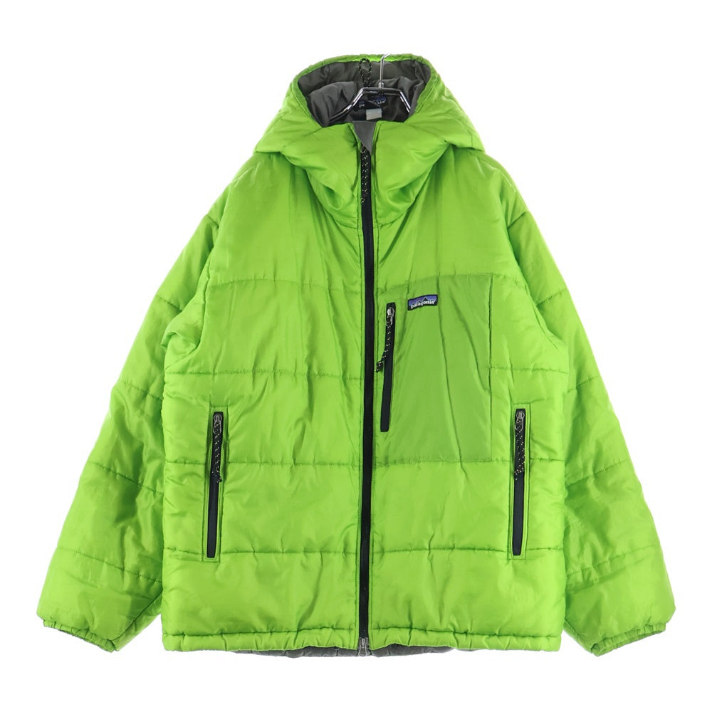 PATAGONIA(パタゴニア) 02AW DAS PARKA LIME GREEN ダスパーカ ジップアップフーデッド中綿ジャケット 月光 グリーン 84097F02