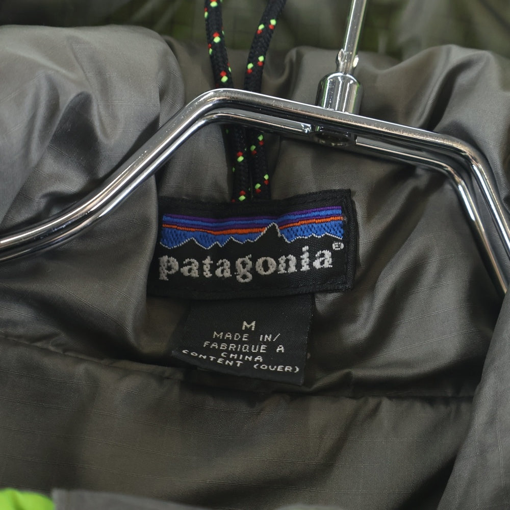 PATAGONIA(パタゴニア) 02AW DAS PARKA LIME GREEN ダスパーカ ジップアップフーデッド中綿ジャケット 月光 グリーン 84097F02