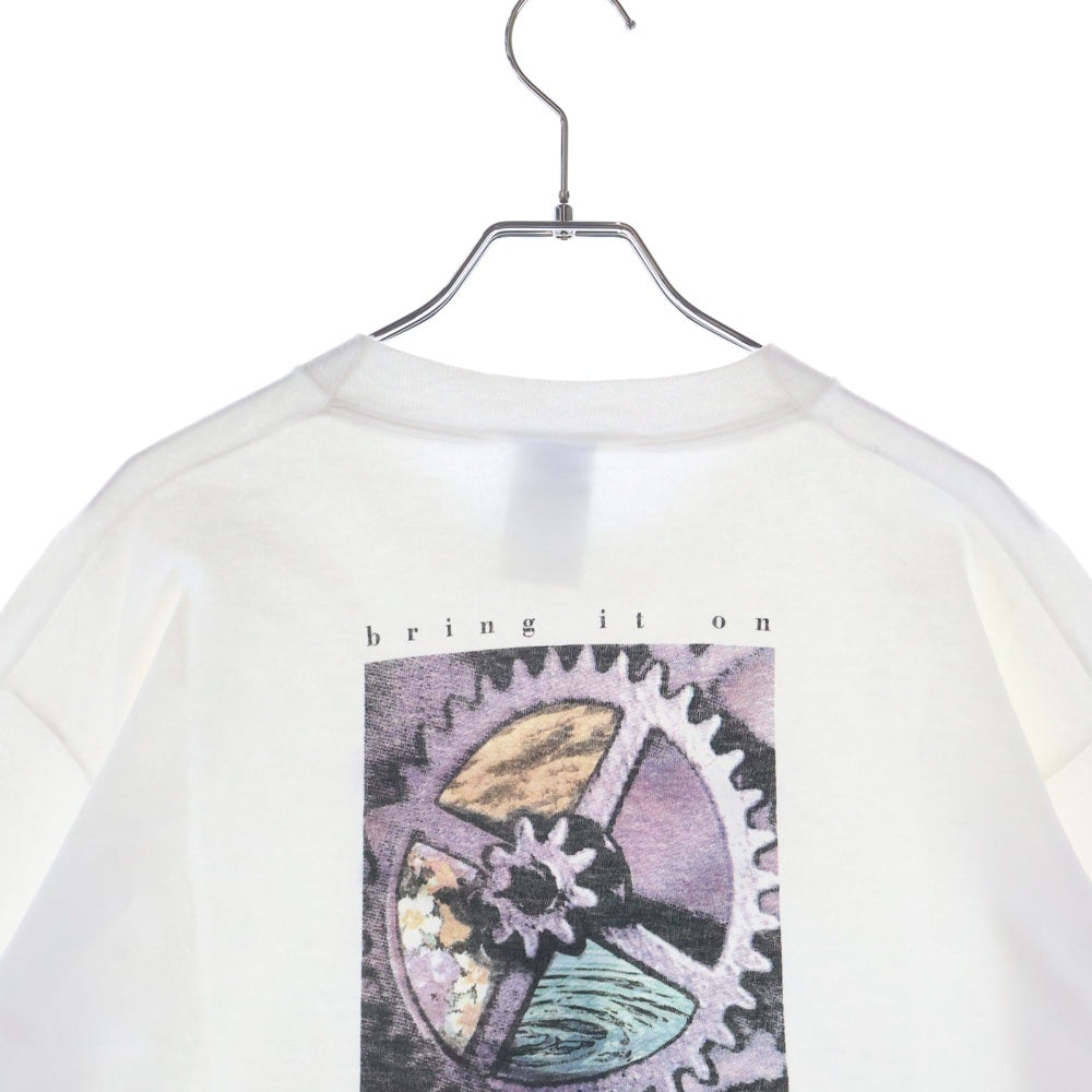 VINTAGE(ヴィンテージ) 90S VINTAGE SEAL BRING IT ON TEE ヴィンテージ シール ブリングイットオン 両面プリントTシャツ 半袖クルーネックカットソー ホワイト