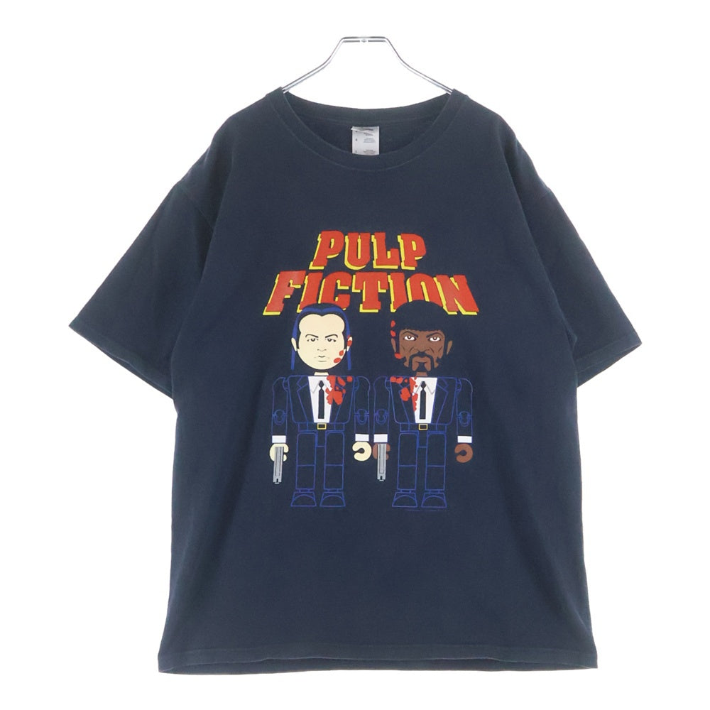 VINTAGE(ヴィンテージ) 00S VINTAGE PULP FICTION TOY TEE ヴィンテージ パルプフィクション トイイラスト 両面Tシャツ 半袖クルーネックカットソー ブラック