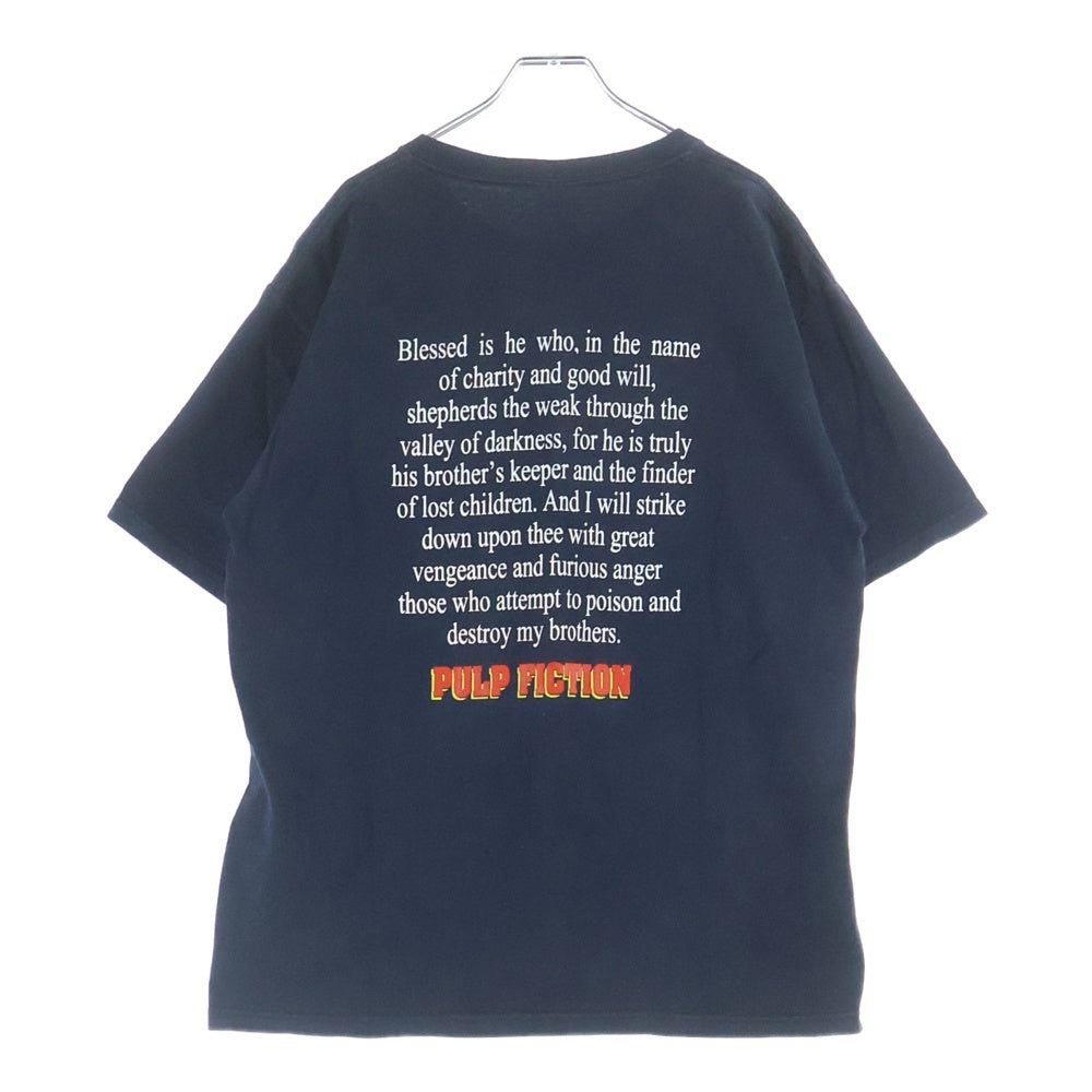 VINTAGE(ヴィンテージ) 00S VINTAGE PULP FICTION TOY TEE ヴィンテージ パルプフィクション トイイラスト 両面Tシャツ 半袖クルーネックカットソー ブラック