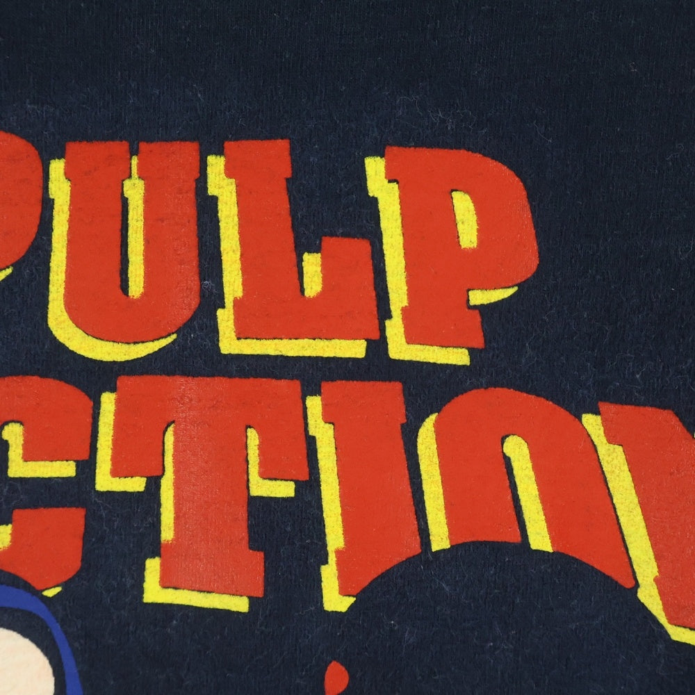 VINTAGE(ヴィンテージ) 00S VINTAGE PULP FICTION TOY TEE ヴィンテージ パルプフィクション トイイラスト 両面Tシャツ 半袖クルーネックカットソー ブラック