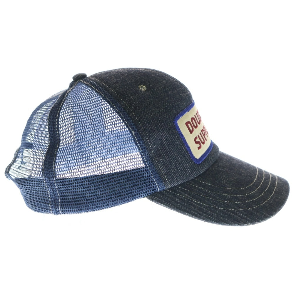 RRL(ダブルアールエル) DENIM MESH CAP フロントロゴ デニムメッシュキャップ 帽子 インディゴ/ブルー