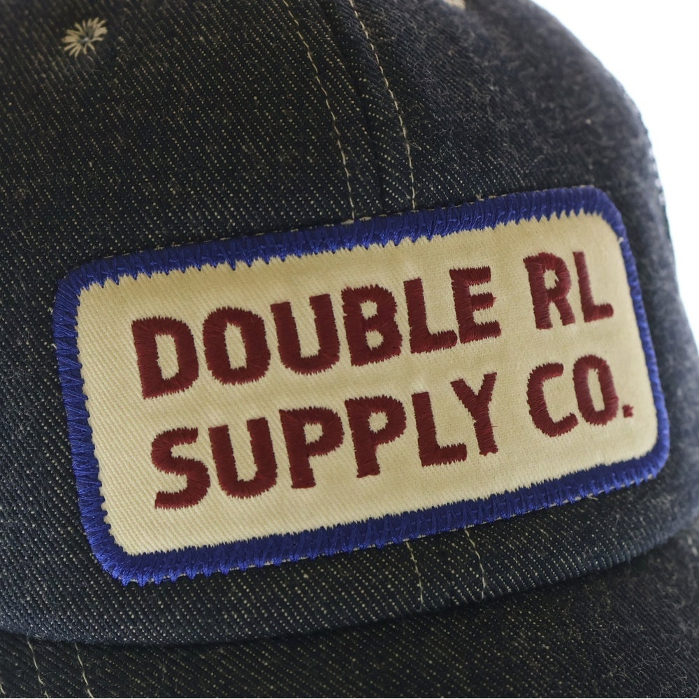 RRL(ダブルアールエル) DENIM MESH CAP フロントロゴ デニムメッシュキャップ 帽子 インディゴ/ブルー