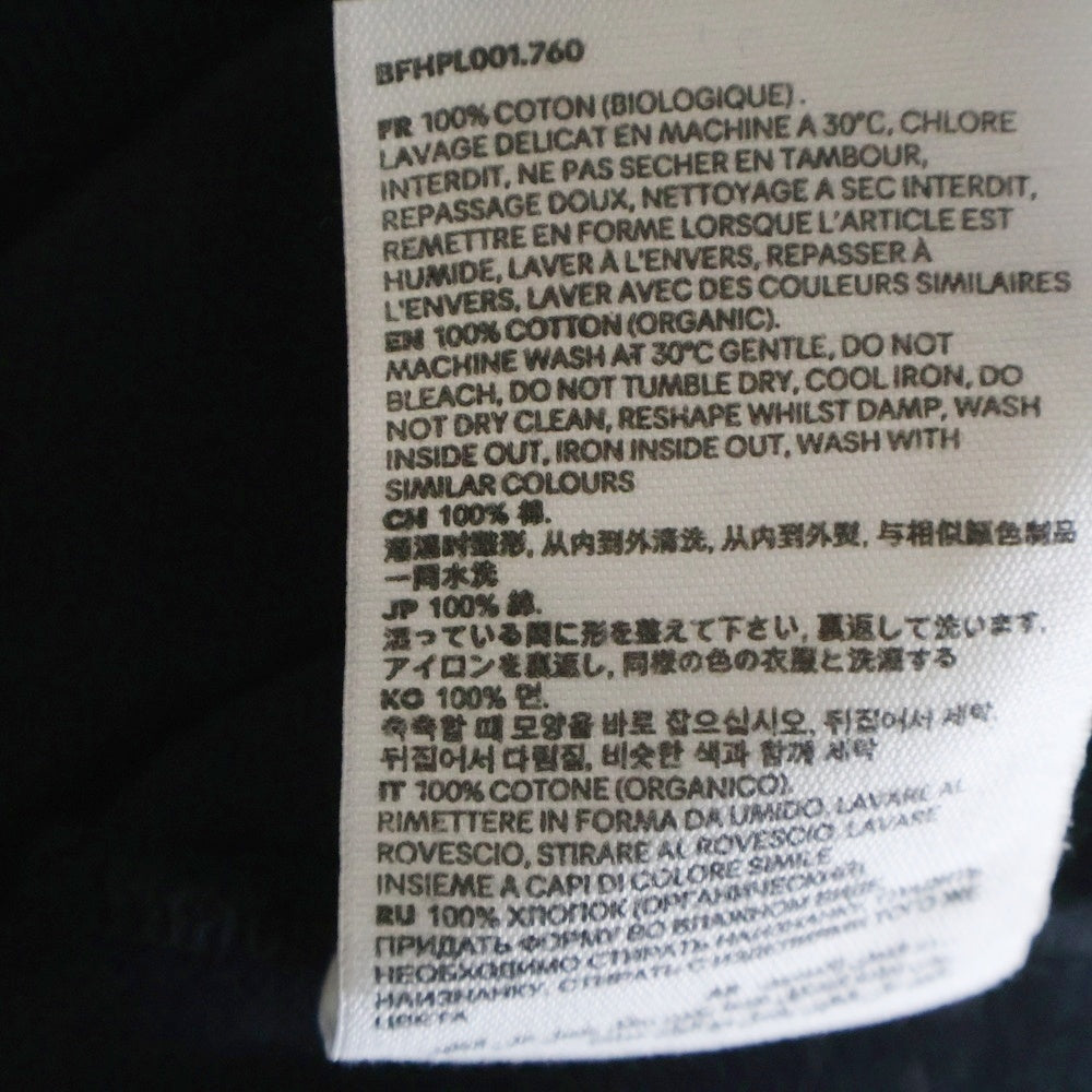 AMI Alexandre Mattiussi(アミアレクサンドルマテュッシ) AMI de Coeur ロゴエンブロイダリー 半袖ポロシャツ ブラック BFHPL001