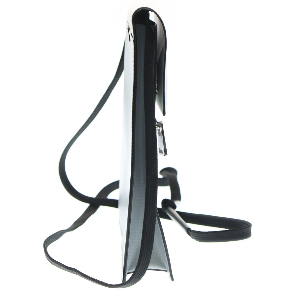 MARNI(マルニ) TRIBECA トライベッカ レザー ロゴプリント ショルダーバッグ ホワイト SBMQ0036A0 レディース