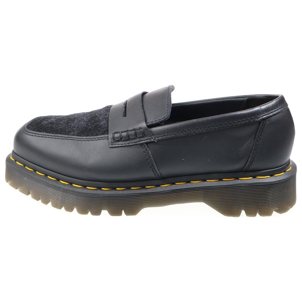 Dr.Martens(ドクターマーチン) Penton Bex Squared PNY ペントンベックススクエアド ハラコ ローファー ブラック