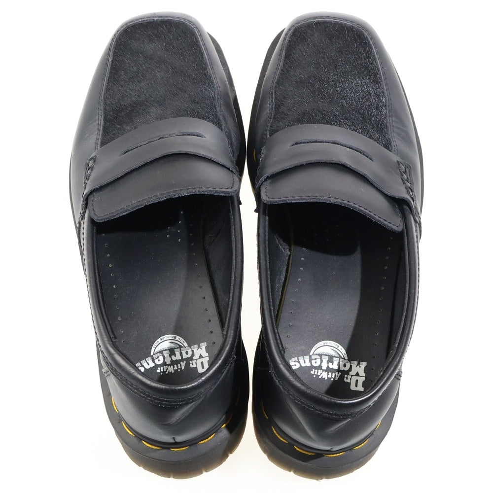 Dr.Martens(ドクターマーチン) Penton Bex Squared PNY ペントンベックススクエアド ハラコ ローファー ブラック