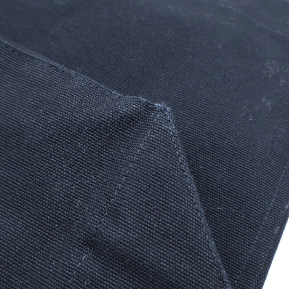 A.P.C(アーペーセー) コットン ロゴエンブロイダリー ミニトートバッグ ブラック