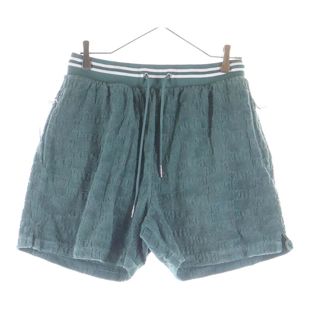 KITH(キス) Graham Short グラハム 総柄 パイル ショートパンツ グリーン KHM060315