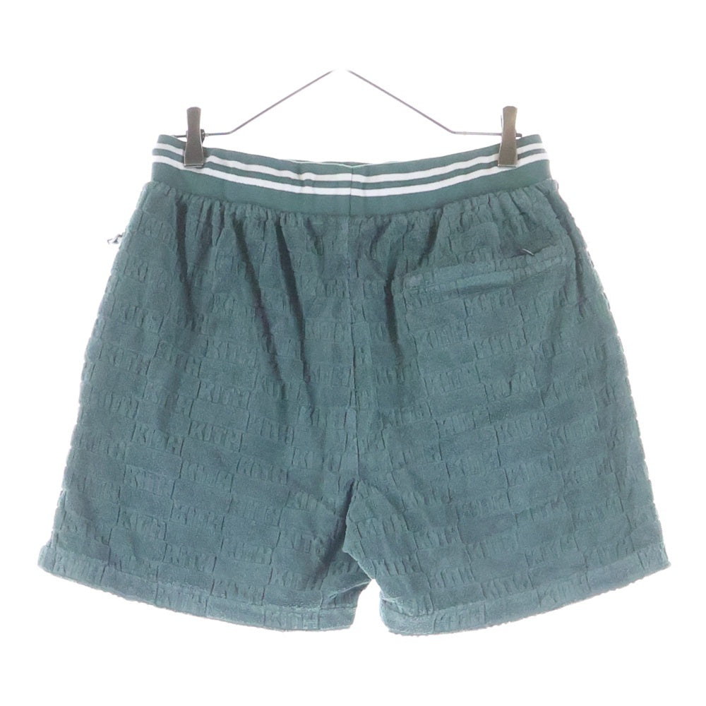 KITH(キス) Graham Short グラハム 総柄 パイル ショートパンツ グリーン KHM060315
