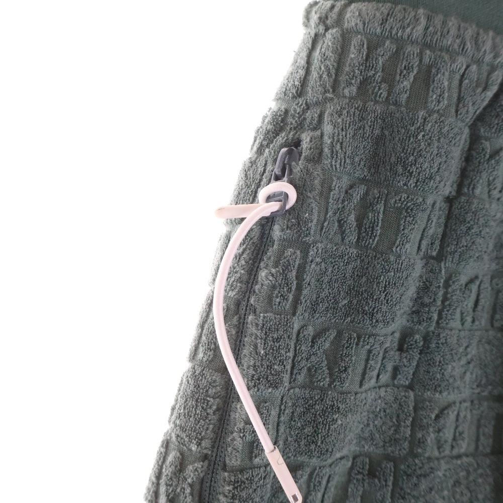 KITH(キス) Graham Short グラハム 総柄 パイル ショートパンツ グリーン KHM060315