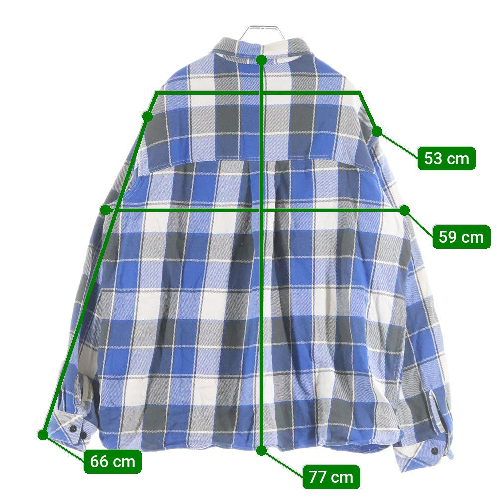 CHALLENGER(チャレンジャー) 23AW L/S BIG CHECK SHIRT オーバーサイズ