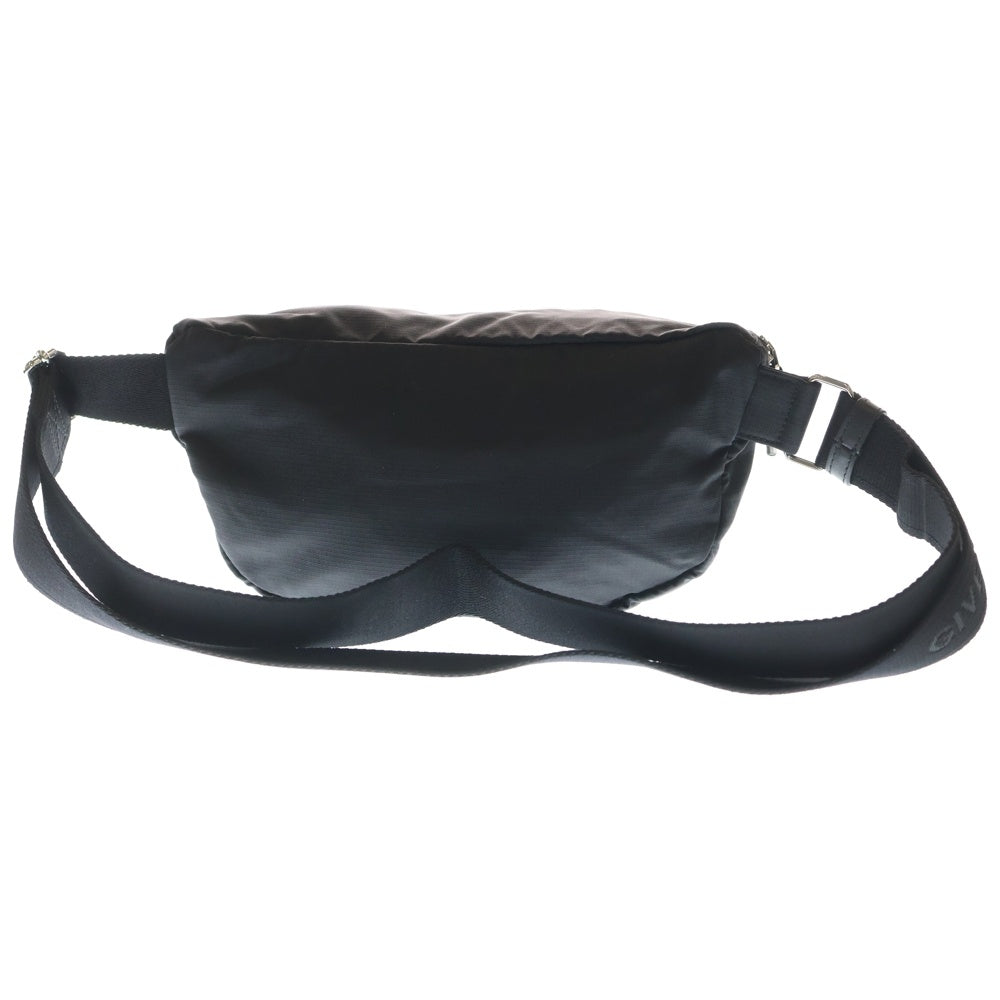 GIVENCHY(ジバンシィ) ロゴプリント ナイロン クロスボディ ショルダーバッグ ブラック