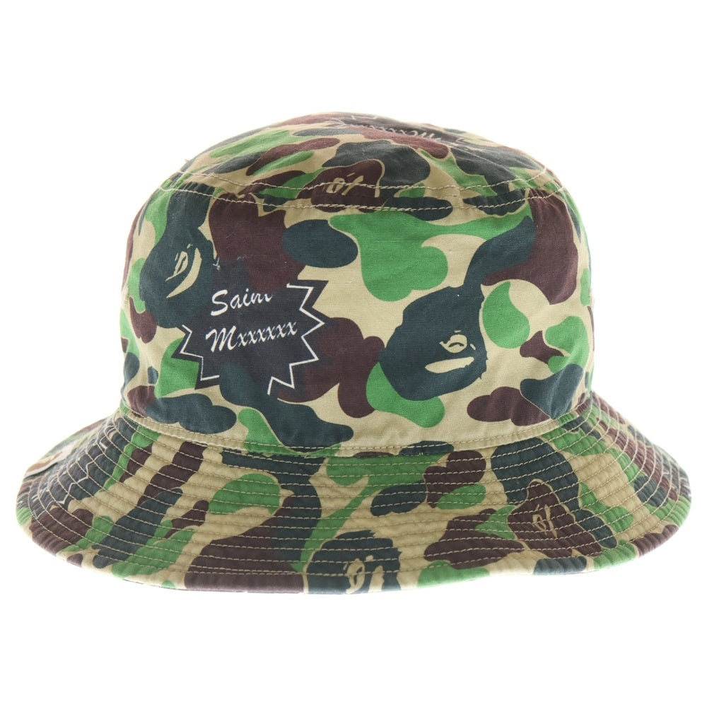 SAINT MICHAEL(セントマイケル) ×A BATHING APE AP_BUCKET HAT ST APE