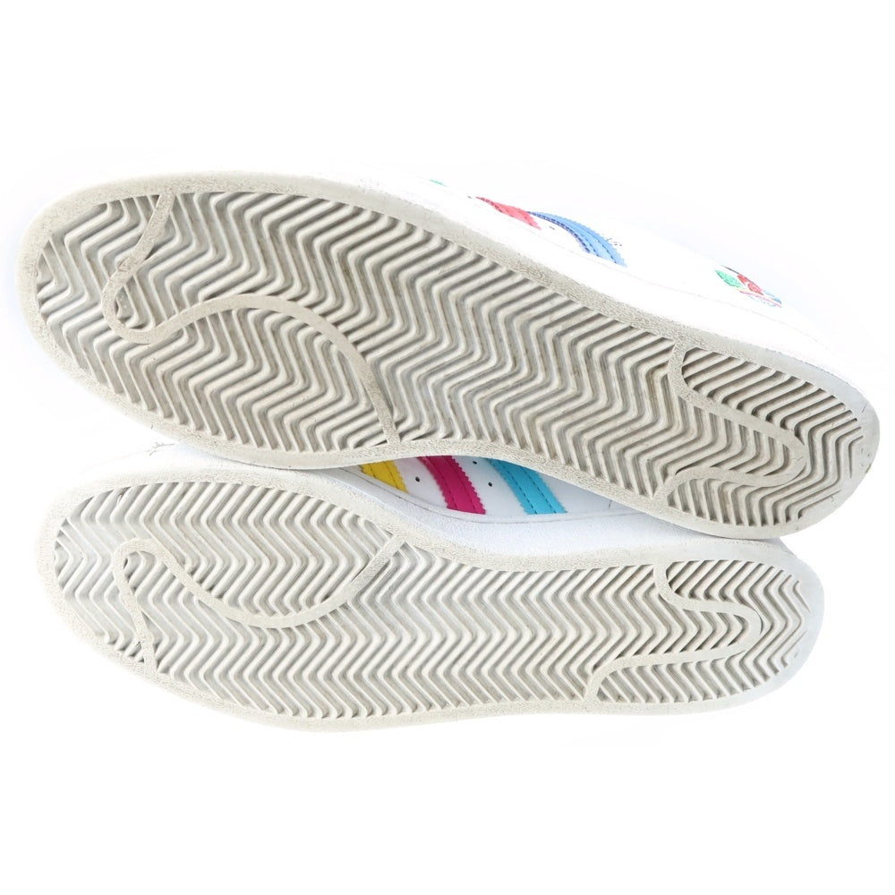 adidas(アディダス) SUPERSTAR COLORFUL TREFOIL スーパースター カラフルトレフォイル ローカットスニーカー ホワイト US9/27cm FU9521