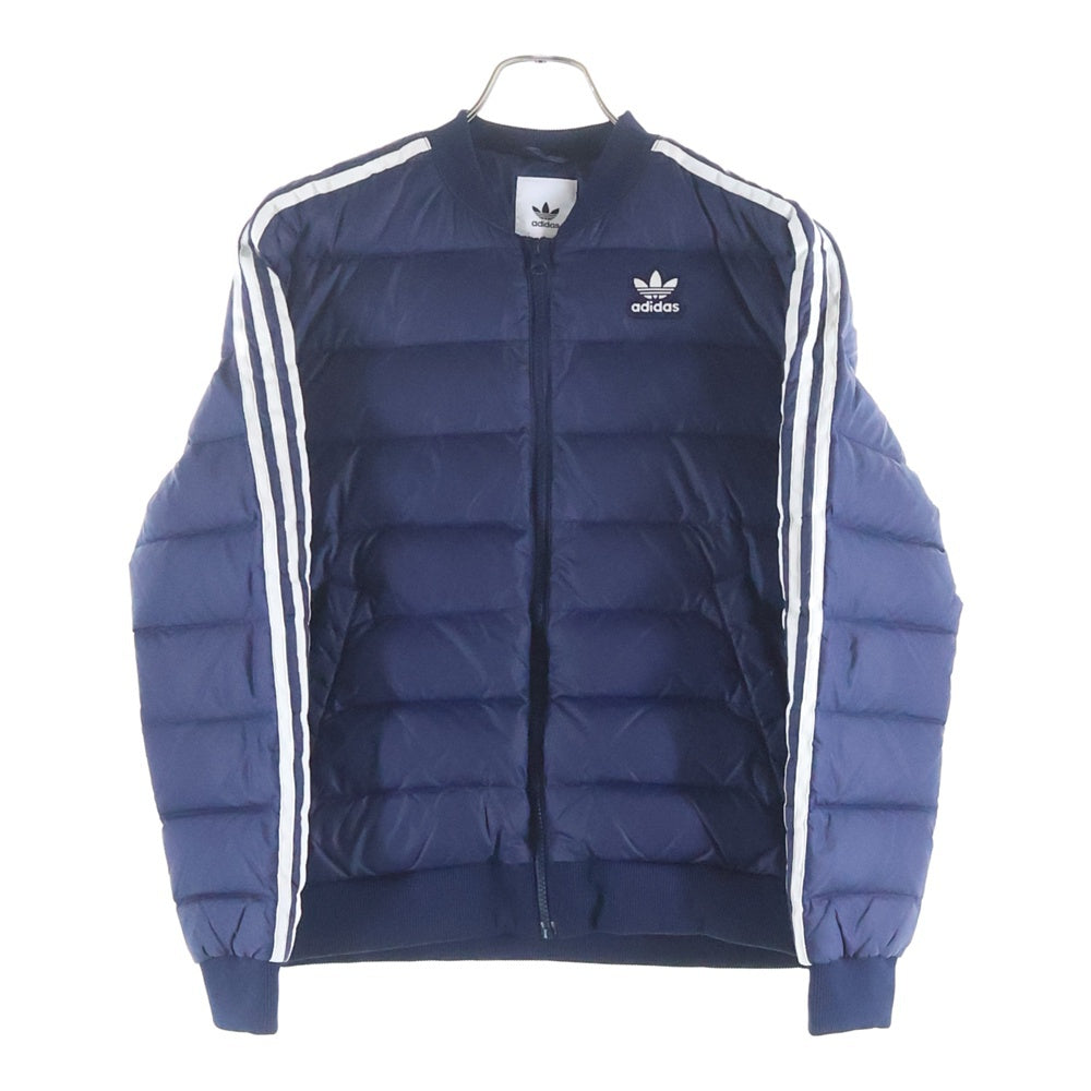 adidas(アディダス) SST LIGHT DOWNJACKET サイドライン ライトダウンジャケット ネイビー FL0005
