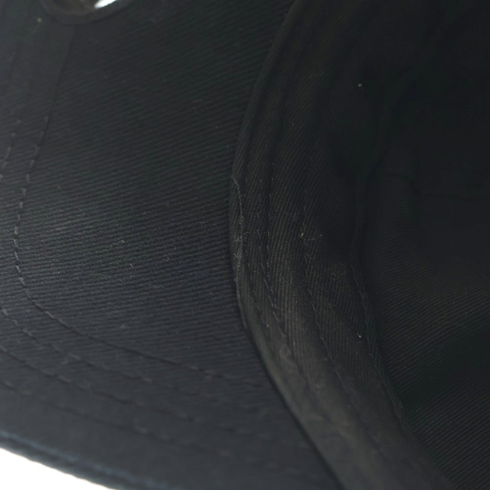 DIESEL(ディーゼル) オーバルロゴプレートデザイン 6パネル アジャスター付き ベースボールキャップ 帽子 ブラック A11357