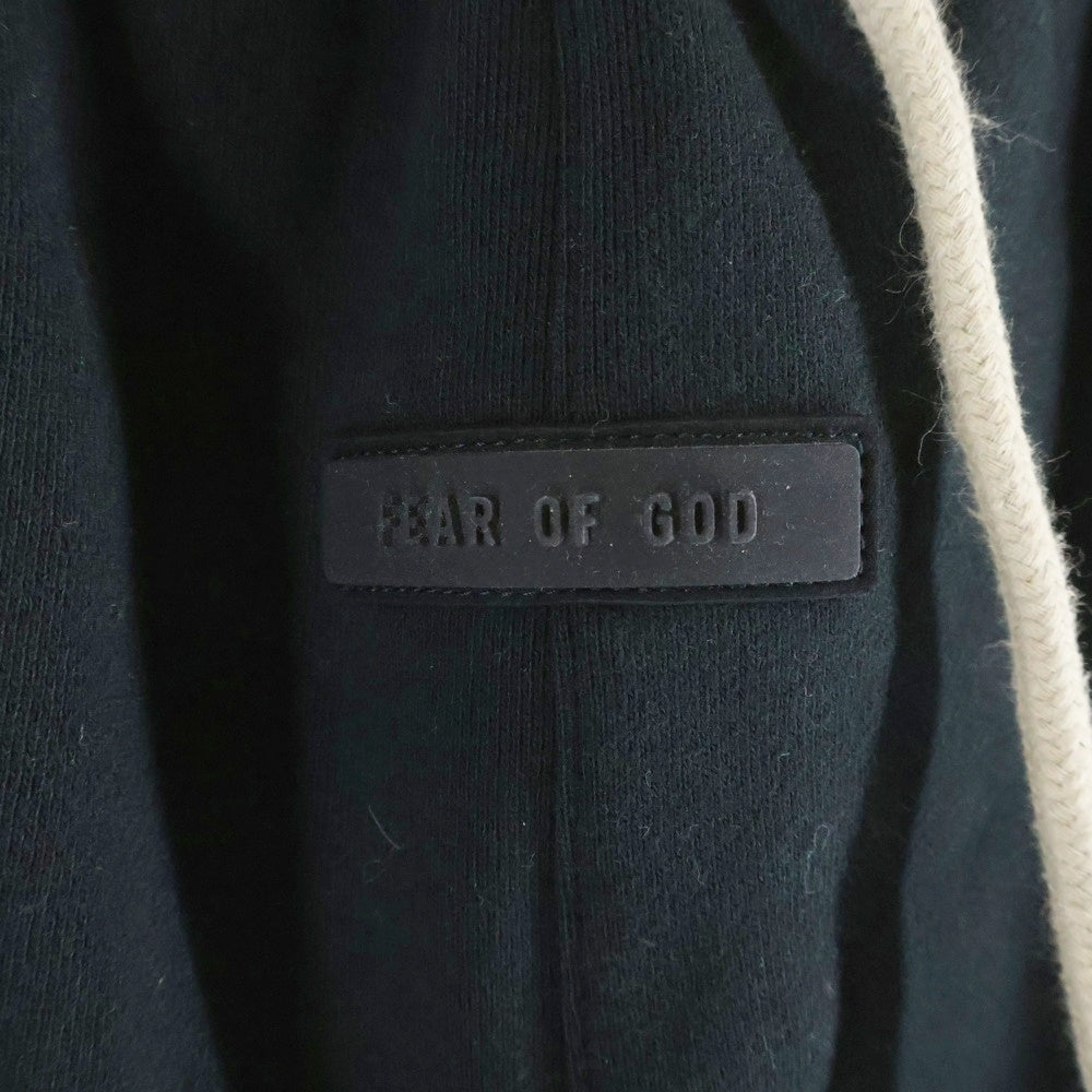 FEAR OF GOD ESSENTIALS(フィアオブゴッド エッセンシャルズ) フロントロゴ スウェットハーフパンツ ショーツ ブラック