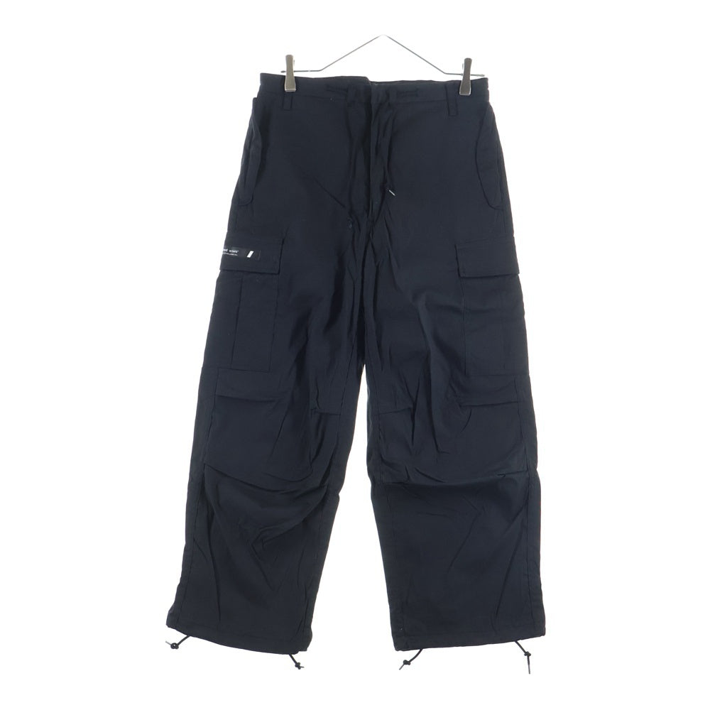 WTAPS(ダブルタップス) 23SS MILT0001 TROUSERS NYCO OXFORD コットンナイロン ミリタリートラウザーズ カーゴパンツ ブラック 231WVDT-PTM03