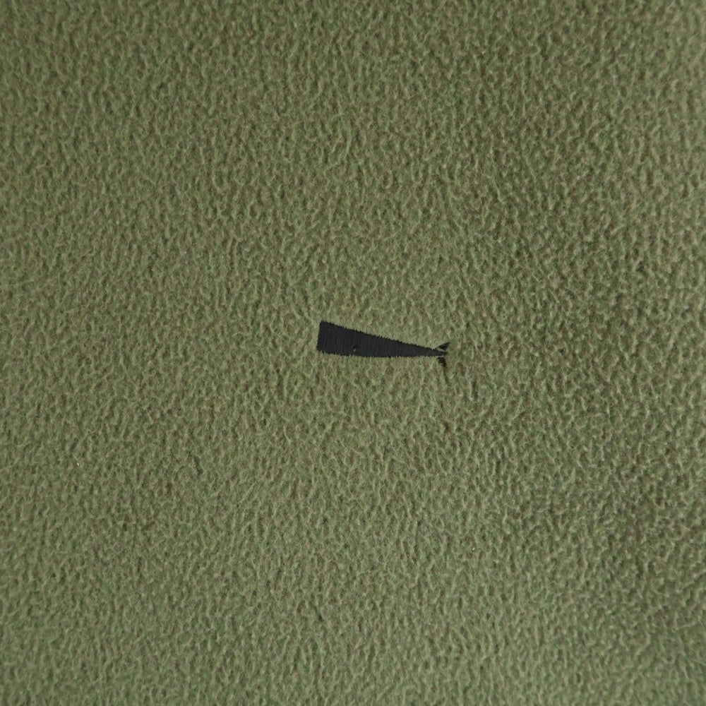 DESCENDANT(ディセンダント) 22AW KNOT FLEECE CARDIGAN フリース スナップボタンカーディガン グリーン