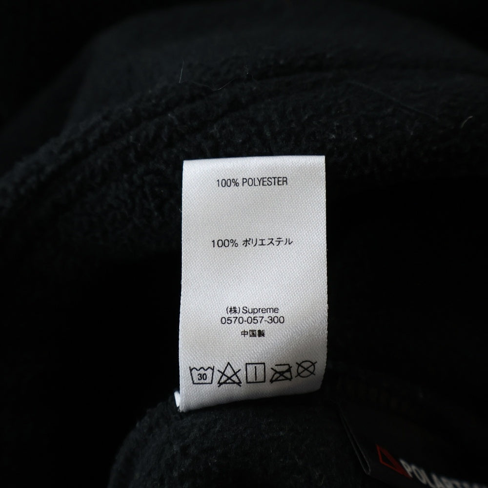 SUPREME(シュプリーム) 19AW Polartec Half Zip Pullover ポーラテック ハーフジップ フリースプルオーバー ブラック