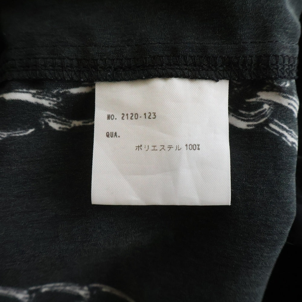 LAD MUSICIAN(ラッドミュージシャン) CHAIN AND HANDCUFF BACK FRONT SHIRT チェーンアンドハンドカフ バックフロント 長袖シャツ ブラック 2120-123