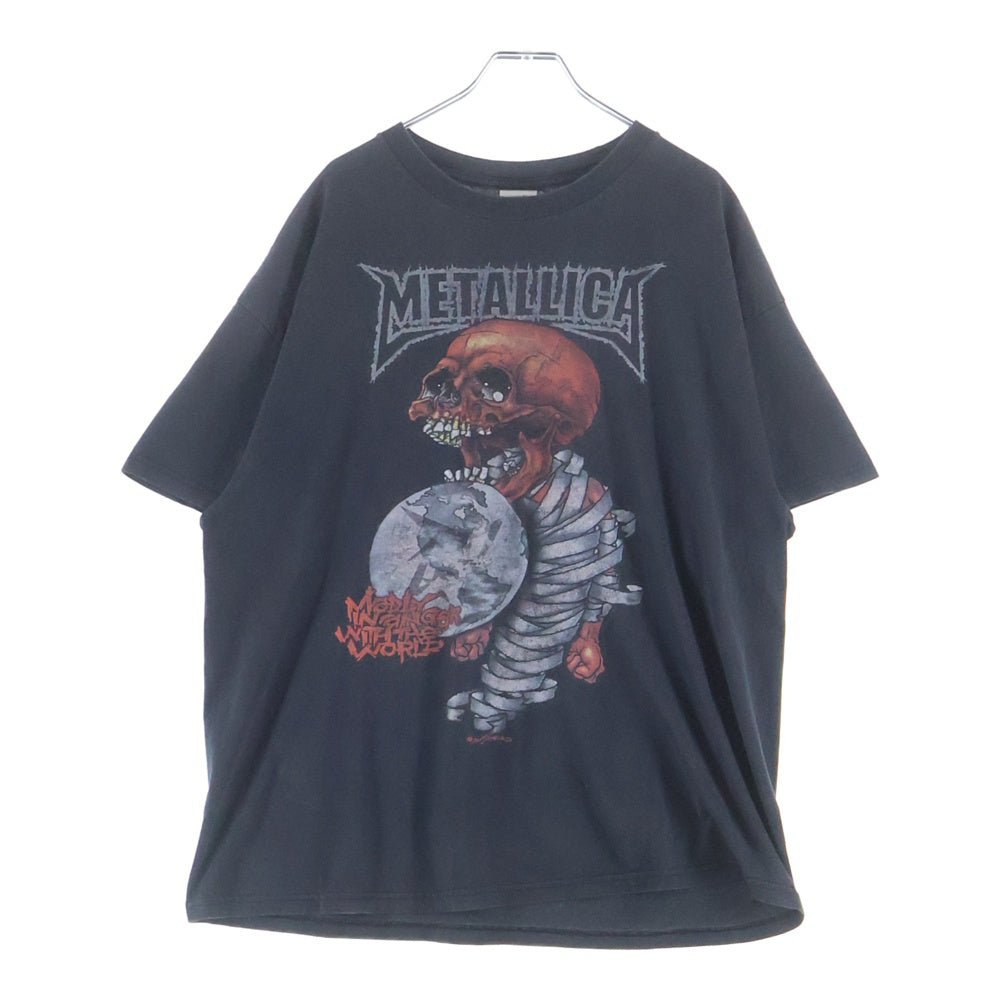 VINTAGE(ヴィンテージ) 00S VINTAGE METALLICA PUSHEAD 2004 MADLY IN ANGER WITH THE WORLD TOUR TENNESSEE RIVER メタリカ パスヘッド 両面プリント ワールドツアー半袖Tシャツ