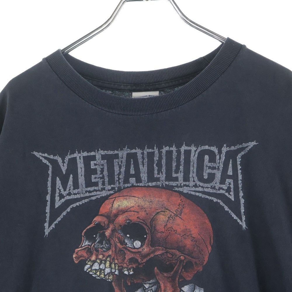 VINTAGE(ヴィンテージ) 00S VINTAGE METALLICA PUSHEAD 2004 MADLY IN ANGER WITH THE WORLD TOUR TENNESSEE RIVER メタリカ パスヘッド 両面プリント ワールドツアー半袖Tシャツ