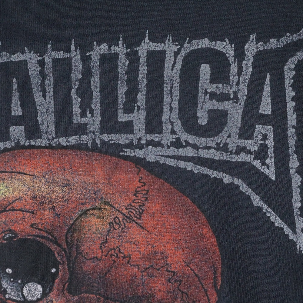 VINTAGE(ヴィンテージ) 00S VINTAGE METALLICA PUSHEAD 2004 MADLY IN ANGER WITH THE WORLD TOUR TENNESSEE RIVER メタリカ パスヘッド 両面プリント ワールドツアー半袖Tシャツ