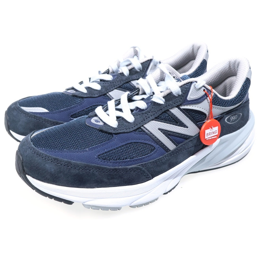 New Balance(ニューバランス) M990NV6 スウェード ローカットスニーカー ネイビー US10.5/28.5cm